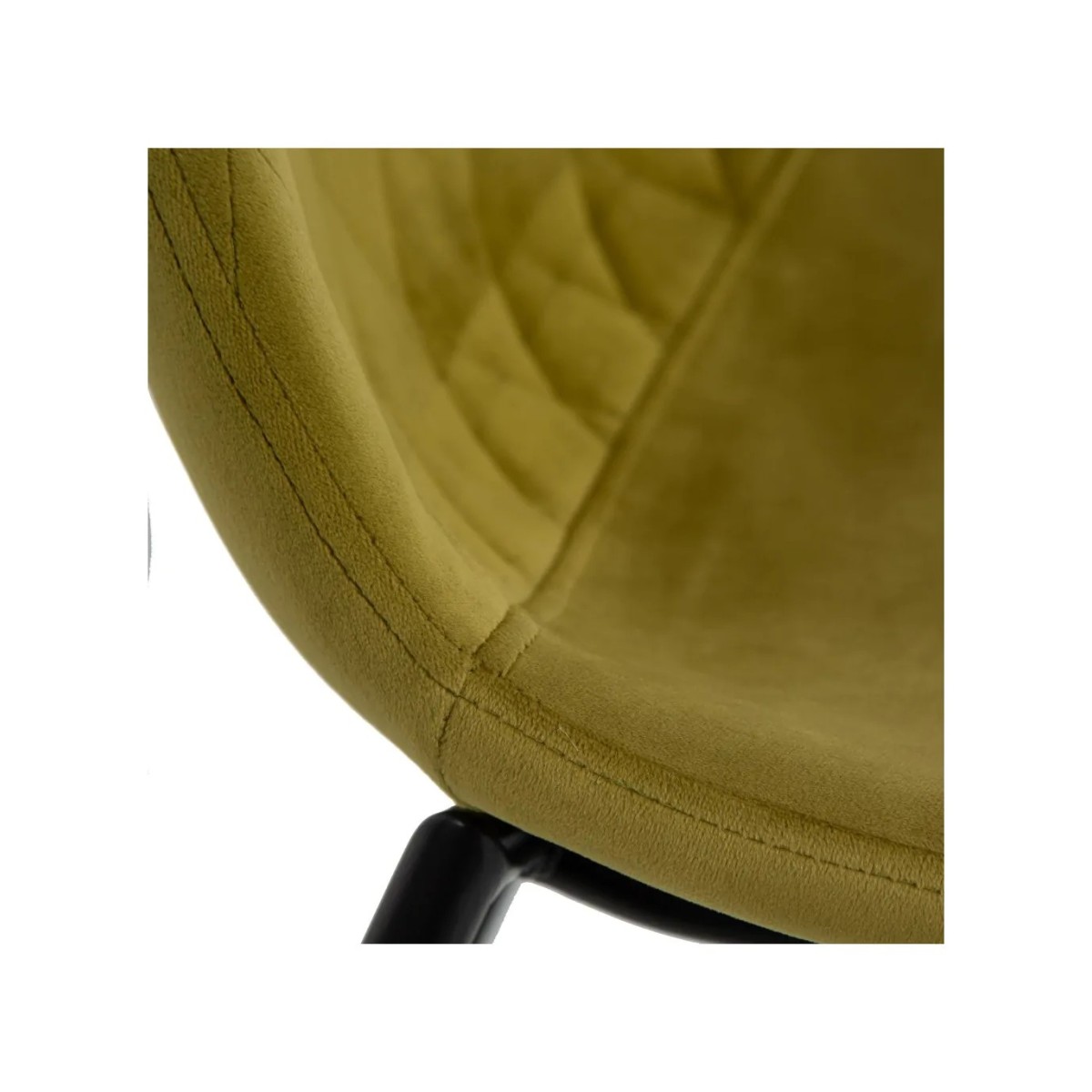 SILLA VERDE TEJIDO-METAL SALÓN 46 X 51 X 83,50 CM