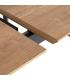 MESA EXTENSIBLE NATURAL DM-METAL SALÓN 160 X 90 X 76 CM