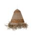 LÁMPARA TECHO NATURAL FIBRA NATURAL 66 X 66 X 67 CM