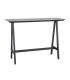 MESA ALTA NEGRO-CREMA DM-METAL MUEBLES 138 X 50 X 100 CM