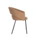 SILLA BRAZOS MOKA TEJIDO-METAL 59 X 61 X 82 CM