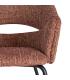 SILLA BRAZOS TEJA TEJIDO-METAL 59 X 61 X 82 CM