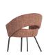 SILLA BRAZOS TEJA TEJIDO-METAL 59 X 61 X 82 CM
