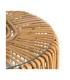 MESA CENTRO NATURAL RATÁN / CRISTAL 130 X 65 X 43,50 CM