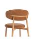SILLA MELOCOTÓN TEJIDO-METAL CONTRACT 53 X 51 X 76,50 CM