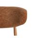 TABURETE MELOCOTÓN TEJIDO-METAL CONTRACT 53 X 52 X 95 CM