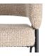 SILLÓN BEIGE TEJIDO-METAL SALÓN 71 X 70 X 75 CM
