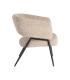 SILLÓN BEIGE TEJIDO-METAL SALÓN 71 X 70 X 75 CM