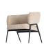 SILLÓN BEIGE TEJIDO-METAL SALÓN 71 X 70 X 75 CM