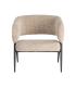 SILLÓN BEIGE TEJIDO-METAL SALÓN 71 X 70 X 75 CM