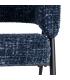 SILLÓN AZUL TEJIDO-METAL SALÓN 71 X 70 X 75 CM
