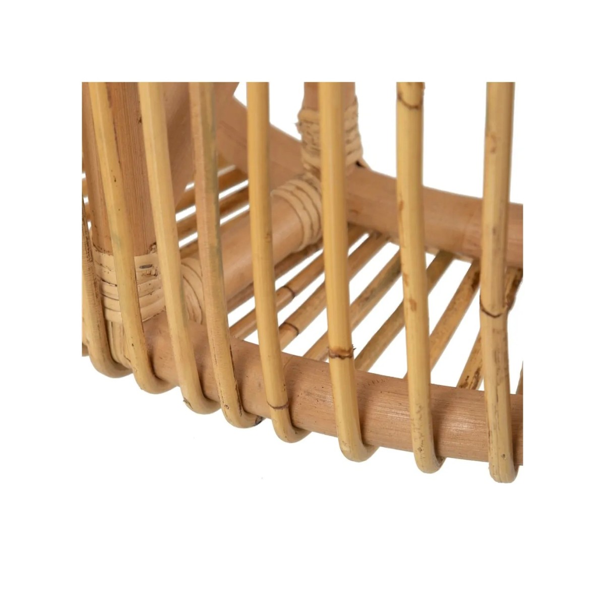 MESA CENTRO NATURAL RATÁN / CRISTAL 130 X 65 X 43,50 CM