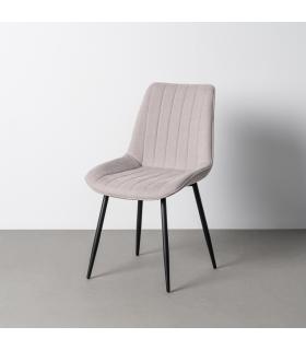 SILLA GRIS TEJIDO-METAL CONTRACT 50 X 60 X 85 CM