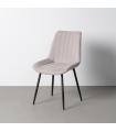 SILLA GRIS TEJIDO-METAL CONTRACT 50 X 60 X 85 CM