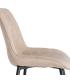SILLA BEIGE TEJIDO-METAL CONTRACT 50 X 60 X 85 CM