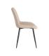 SILLA BEIGE TEJIDO-METAL CONTRACT 50 X 60 X 85 CM