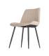 SILLA BEIGE TEJIDO-METAL CONTRACT 50 X 60 X 85 CM