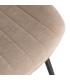 SILLA BEIGE TEJIDO-METAL CONTRACT 50 X 60 X 85 CM