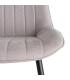 SILLA GRIS TEJIDO-METAL CONTRACT 50 X 60 X 85 CM