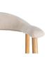 SILLA BRAZOS CREMA TEJIDO-METAL CONTRACT 56 X 50,50 X 76 CM