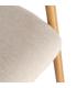 SILLA BRAZOS CREMA TEJIDO-METAL CONTRACT 56 X 50,50 X 76 CM