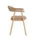 SILLA BRAZOS BEIGE TEJIDO-METAL CONTRACT 56 X 50,50 X 76 CM