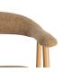 SILLA BRAZOS BEIGE TEJIDO-METAL CONTRACT 56 X 50,50 X 76 CM