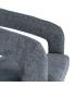SILLA BRAZOS AZUL TEJIDO CONTRACT 60 X 50 X 76,50 CM