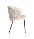 SILLA ESTAMPADO TEJIDO-METAL CONTRACT 55,50 X 57 X 76 CM