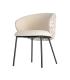 SILLA ESTAMPADO TEJIDO-METAL CONTRACT 55,50 X 57 X 76 CM