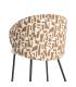 SILLA ESTAMPADO TEJIDO-METAL CONTRACT 56,50 X 56 X 74,50 CM