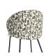SILLA ESTAMPADO TEJIDO-METAL CONTRACT 56,50 X 56 X 74,50 CM