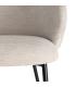SILLA BEIGE TEJIDO-METAL CONTRACT 56,50 X 56 X 74,50 CM