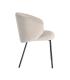 SILLA BEIGE TEJIDO-METAL CONTRACT 56,50 X 56 X 74,50 CM