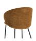 SILLA MARRÓN TEJIDO-METAL CONTRACT 56,50 X 56 X 74,50 CM