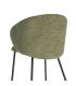SILLA VERDE TEJIDO-METAL CONTRACT 56,50 X 56 X 74,50 CM