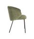 SILLA VERDE TEJIDO-METAL CONTRACT 56,50 X 56 X 74,50 CM