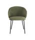 SILLA VERDE TEJIDO-METAL CONTRACT 56,50 X 56 X 74,50 CM