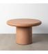 MESA COMEDOR TEJA DM-MICROCEMENTO SALÓN 120 X 120 X 76 CM