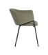 SILLA VERDE TEJIDO-METAL 54 X 60 X 78 CM