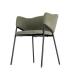 SILLA VERDE TEJIDO-METAL 54 X 60 X 78 CM