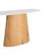 CONSOLA BEIGE PIEDRA PIEDRA SINTERIZADA 120 X 40 X 77 CM