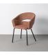SILLA BRAZOS TEJA TEJIDO-METAL 59 X 61 X 82 CM