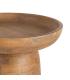 MESITA NATURAL MADERA DE MANGO SALÓN 44 X 44 X 47 CM