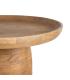 MESITA NATURAL MADERA DE MANGO SALÓN 75 X 75 X 40 CM