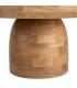 MESITA NATURAL MADERA DE MANGO SALÓN 75 X 75 X 40 CM