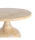 MESITA NATURAL MADERA DE MANGO SALÓN 67 X 67 X 40 CM
