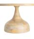 MESITA NATURAL MADERA DE MANGO SALÓN 67 X 67 X 40 CM