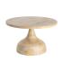 MESITA NATURAL MADERA DE MANGO SALÓN 67 X 67 X 40 CM