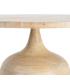 MESITA NATURAL MADERA DE MANGO SALÓN 90 X 90 X 40 CM